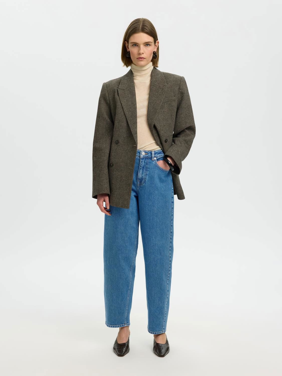 Slwbarrel Bea-Kori Hw Jeans Noos