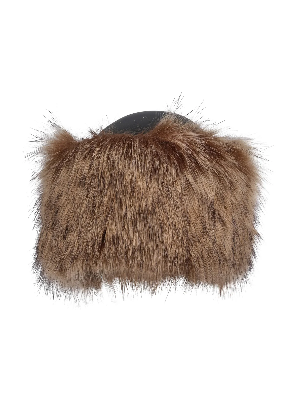 Faux faur adjustable head band