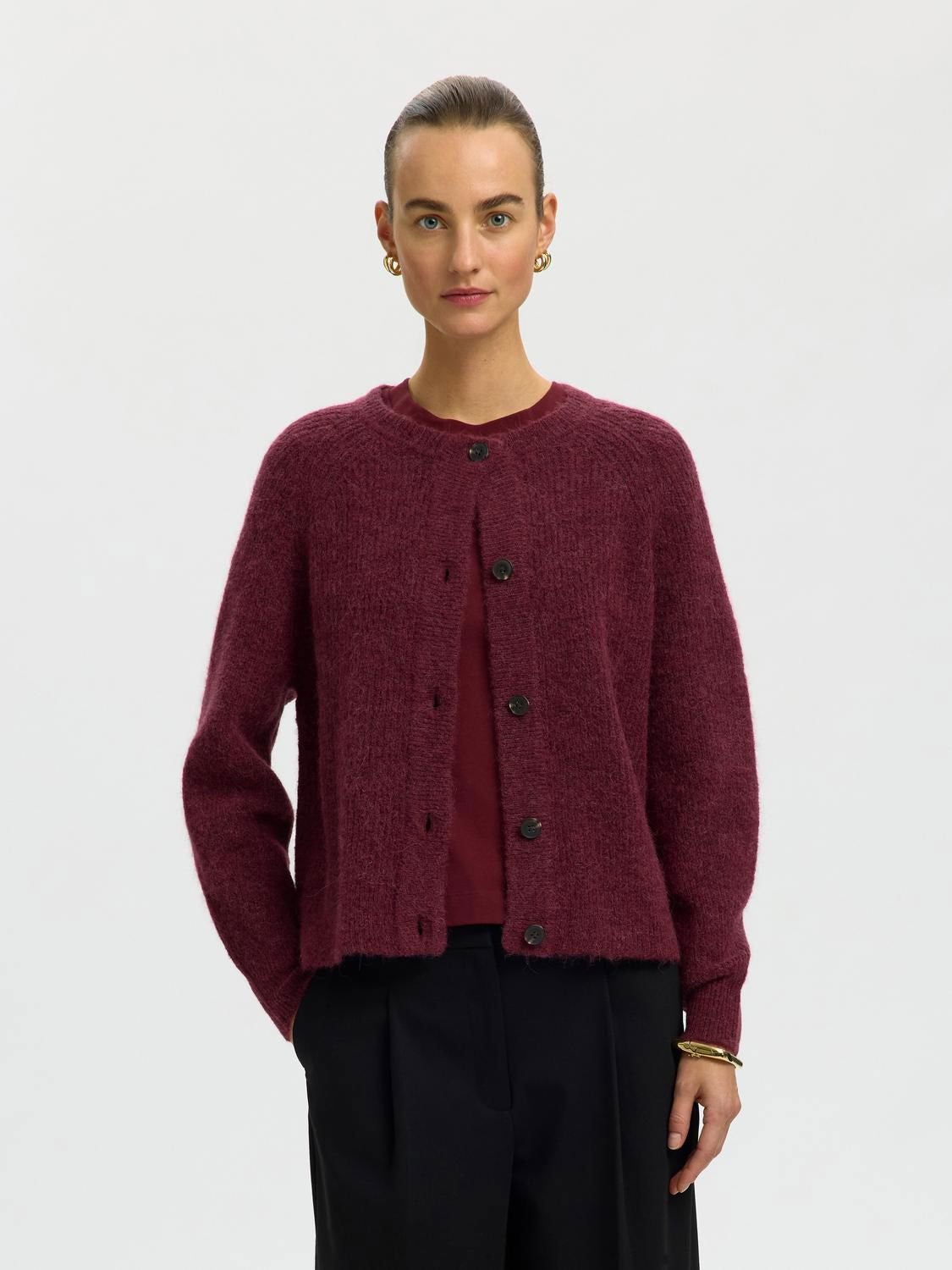 Slwlulu Ls Knit Short Cardigan Noos