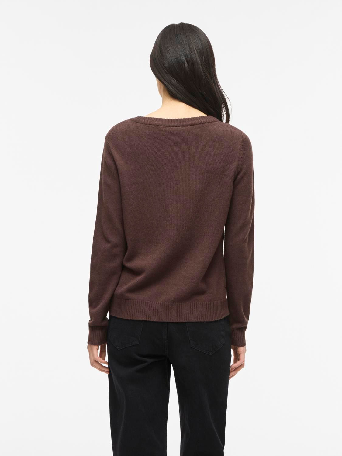 Viril O-Neck L/s Knit Top - Noos