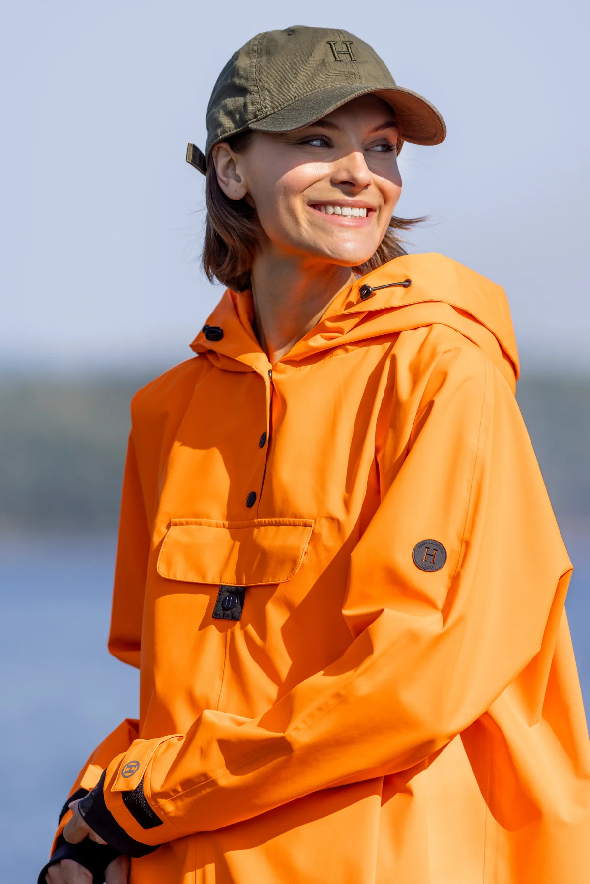 RAIN CAPE 252405 - ORANGE
