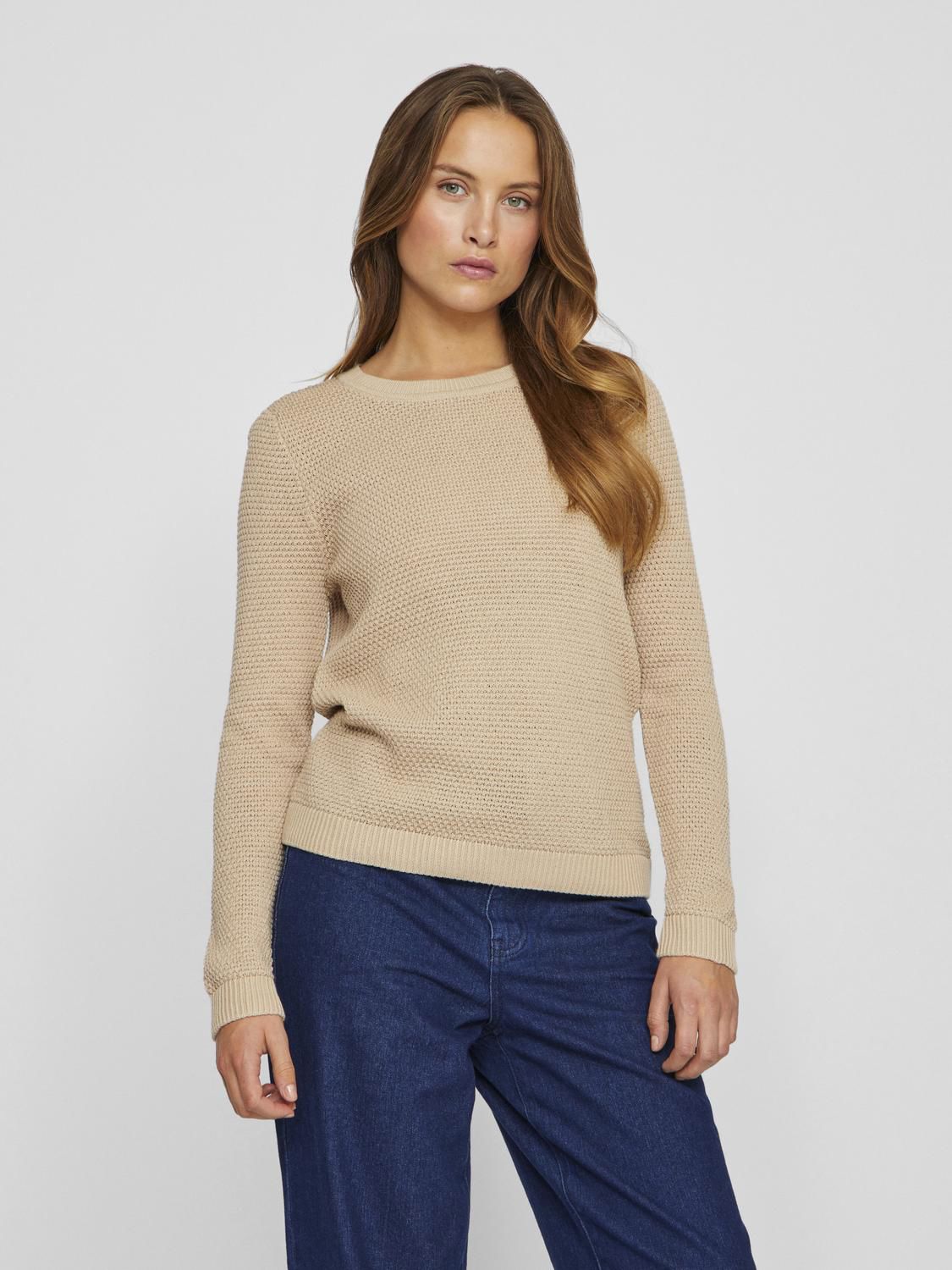 Vidalo O-Neck L/s Knit Top- Noos