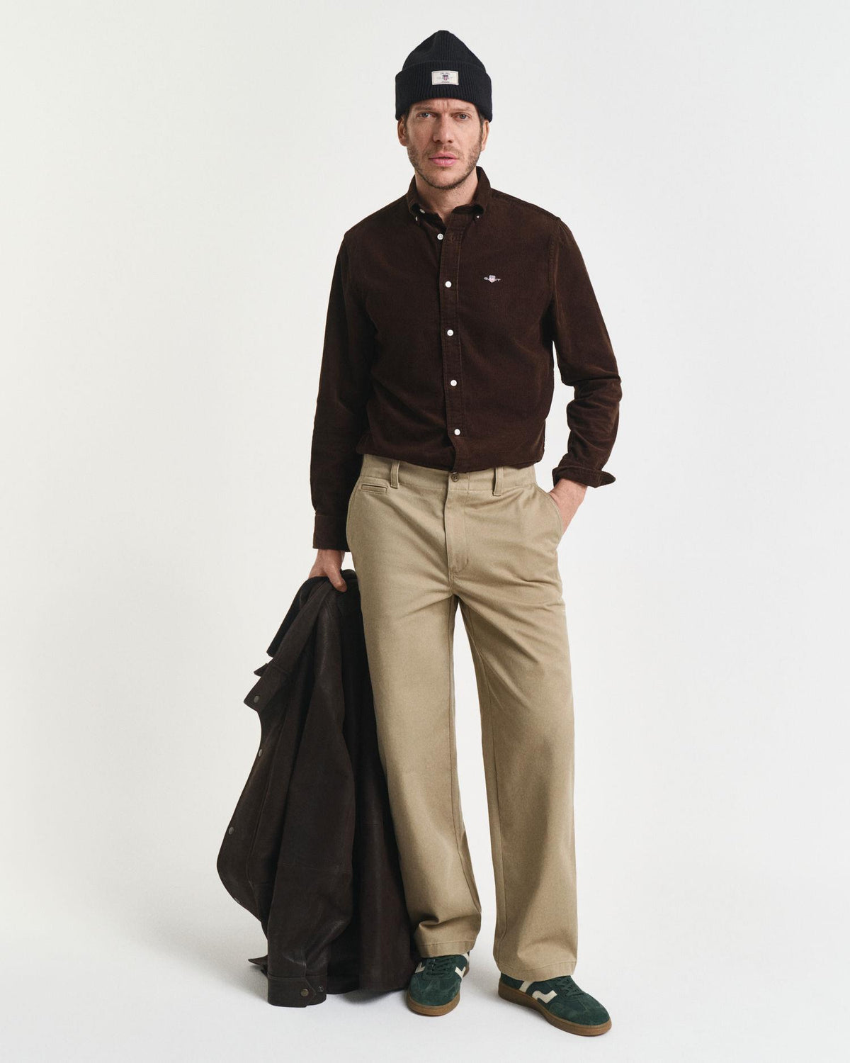 REG CORDUROY SHIRT 3250 RICH BROWN