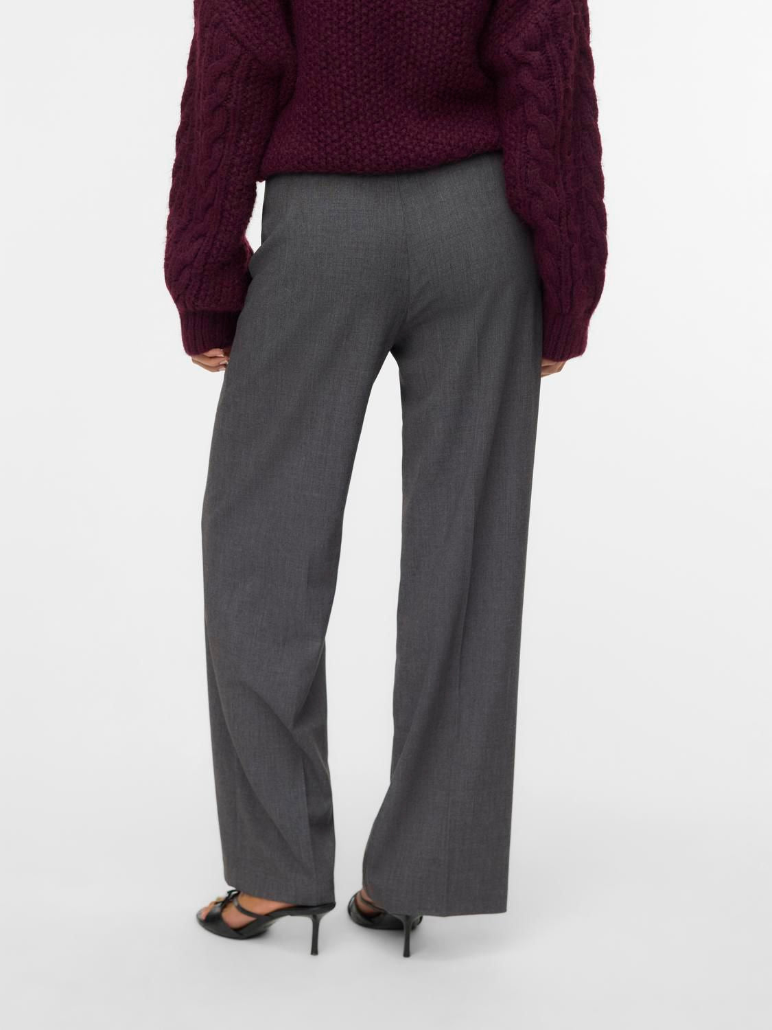 VMTEXAS MW STRAIGHT PANT NOOS Dark Grey Melange