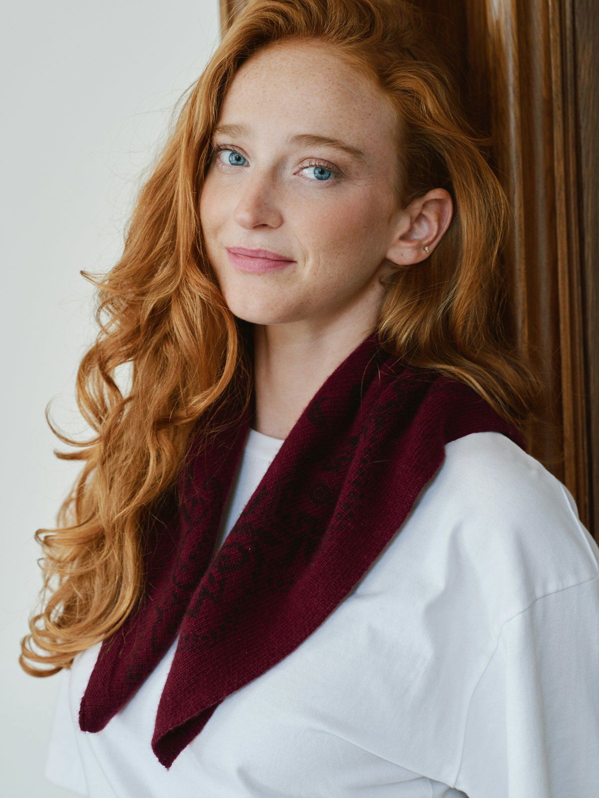 Adelina Paisley Knit Scarf