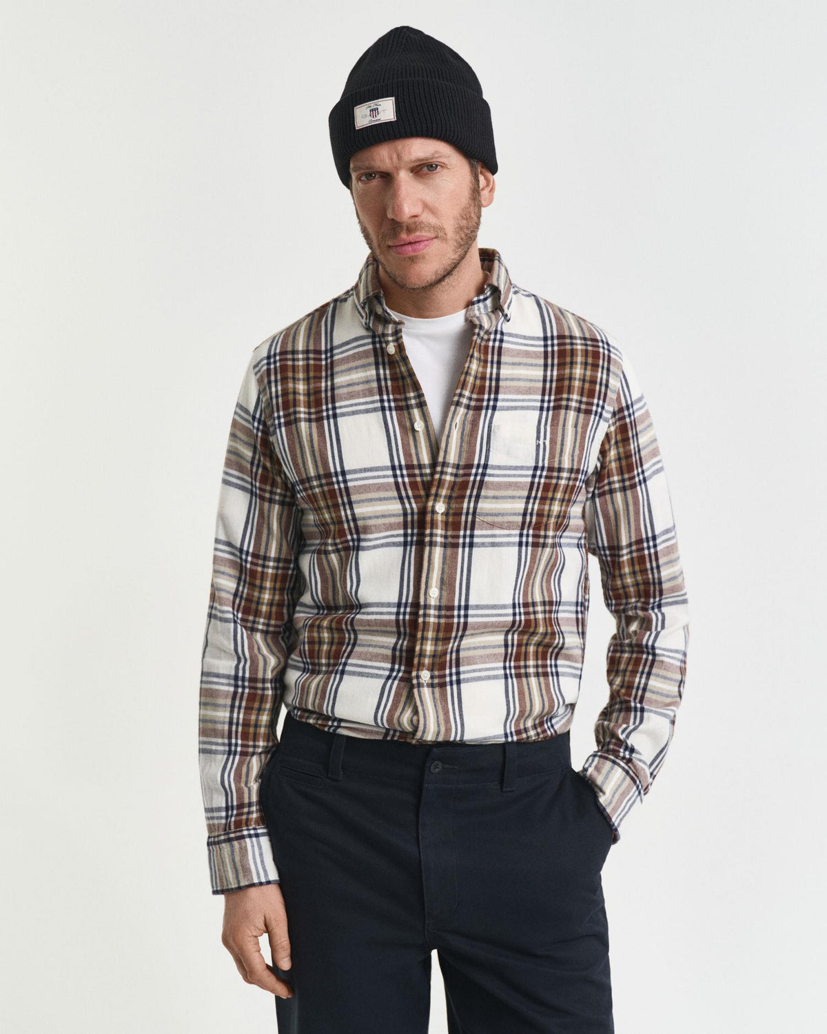 REG WINDBLOWN FLANNEL CHECK SHIRT