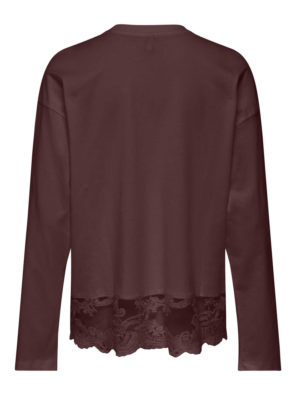 Onlvivvi L/s Lace Bottom Jrs Noos