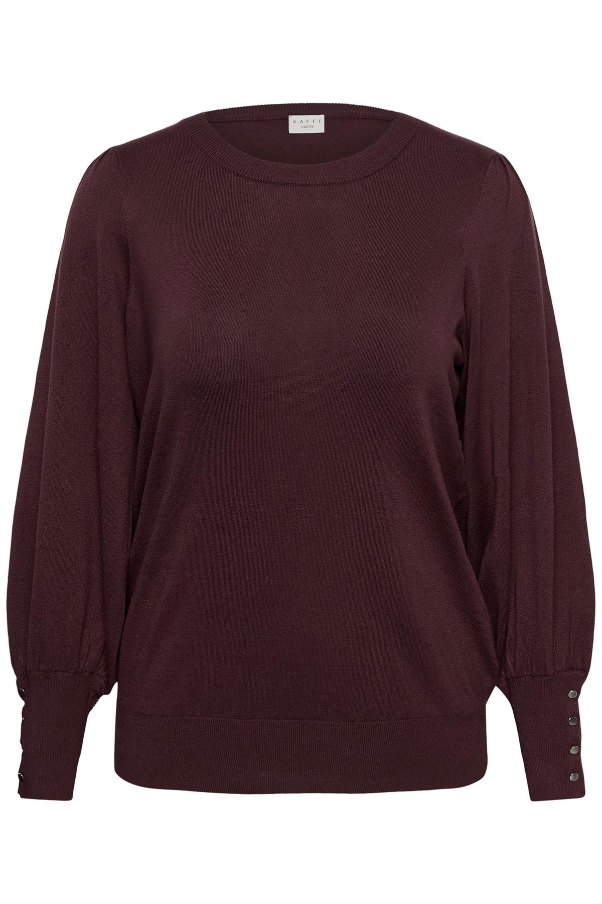 Kclizzy Round Neck Pullover Buttons
