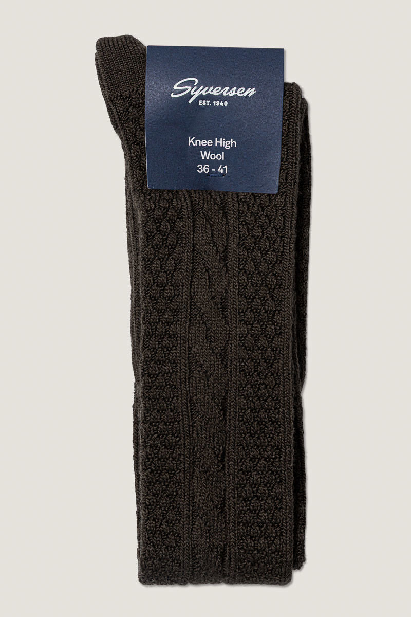 Wool Cable W Knee High
