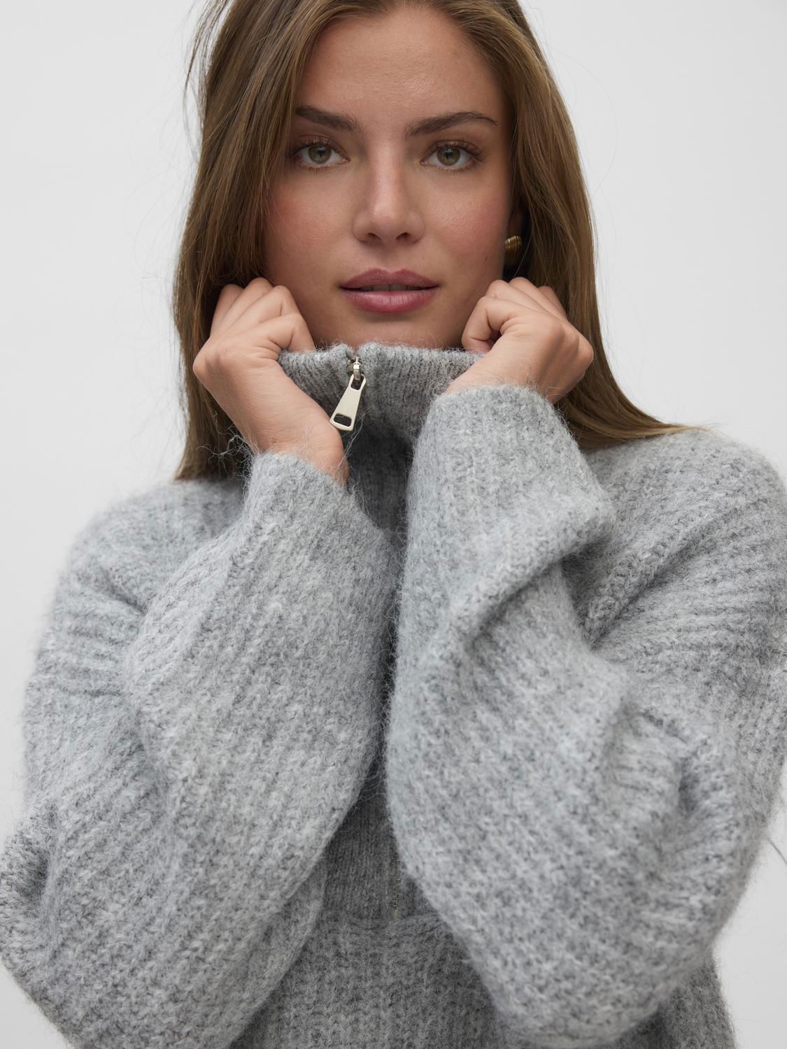Vmnolan Ls Zipper Pullover