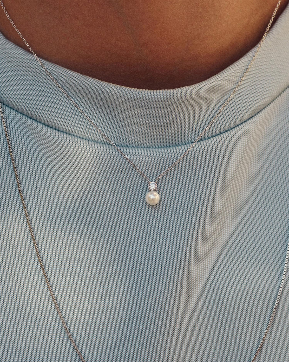 Luna Necklace S Steel