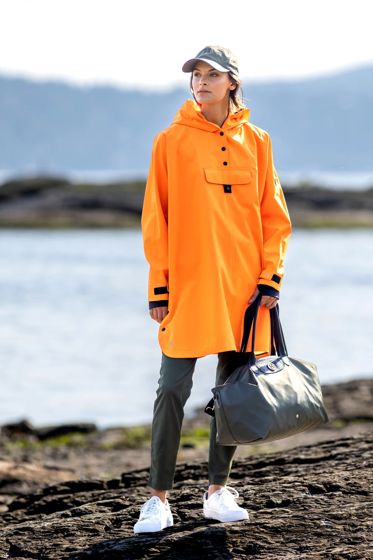 RAIN CAPE 252405 - ORANGE