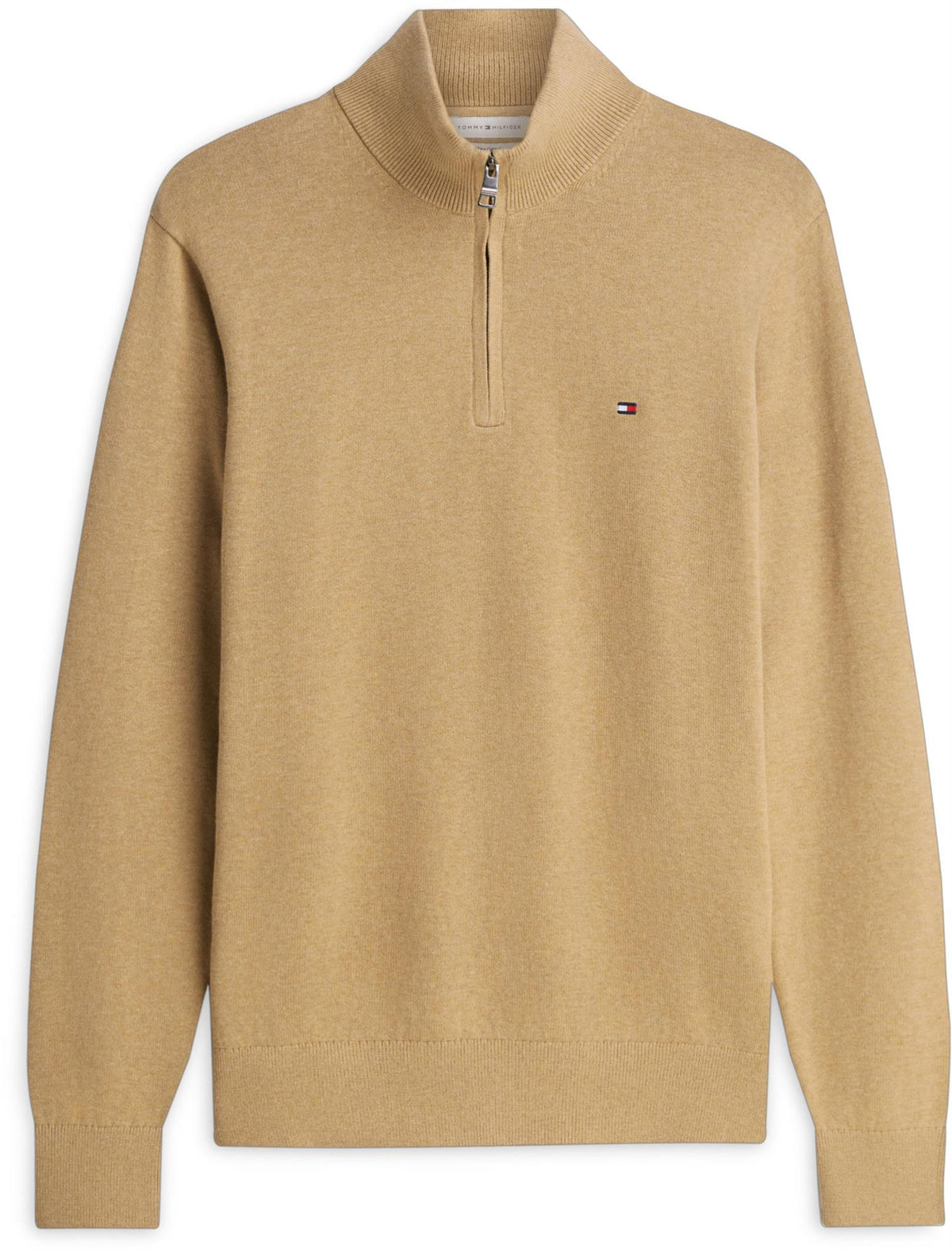 Pima Org Ctn Cashmere Zip Mock