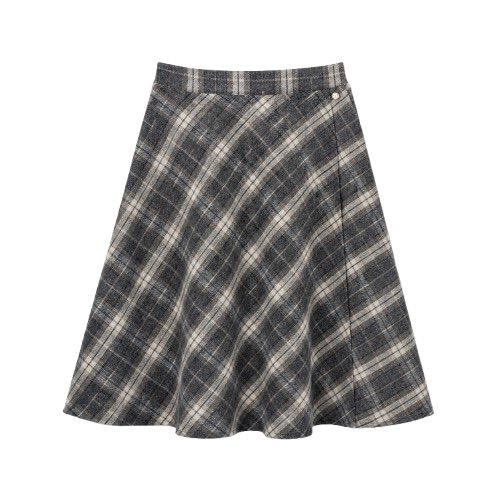 Check Skirt Short