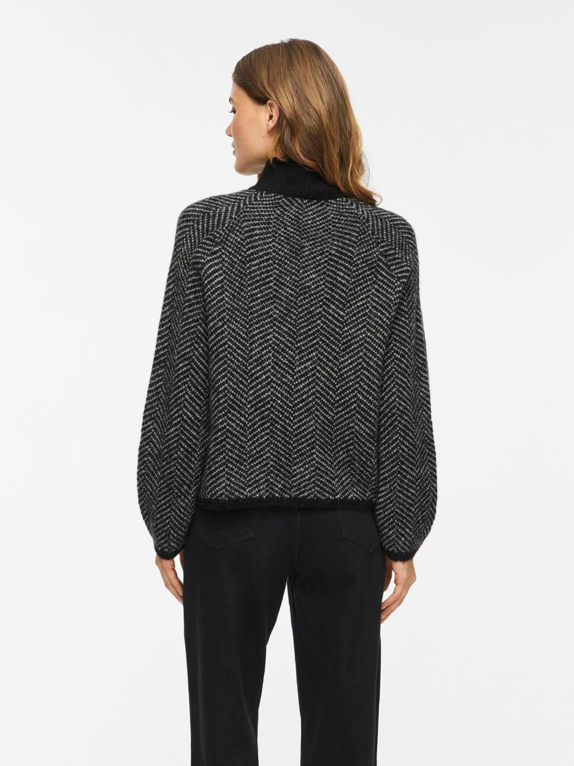 Vilory High Neck L/s Knit Top - Noos