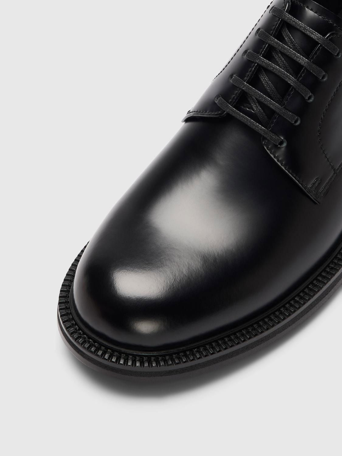 Slmbobby Leather Derby Shoe Noos