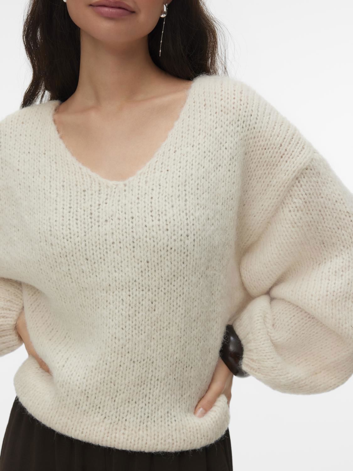 Vmmaybe Ls 2way V-Neck Pullover Noos