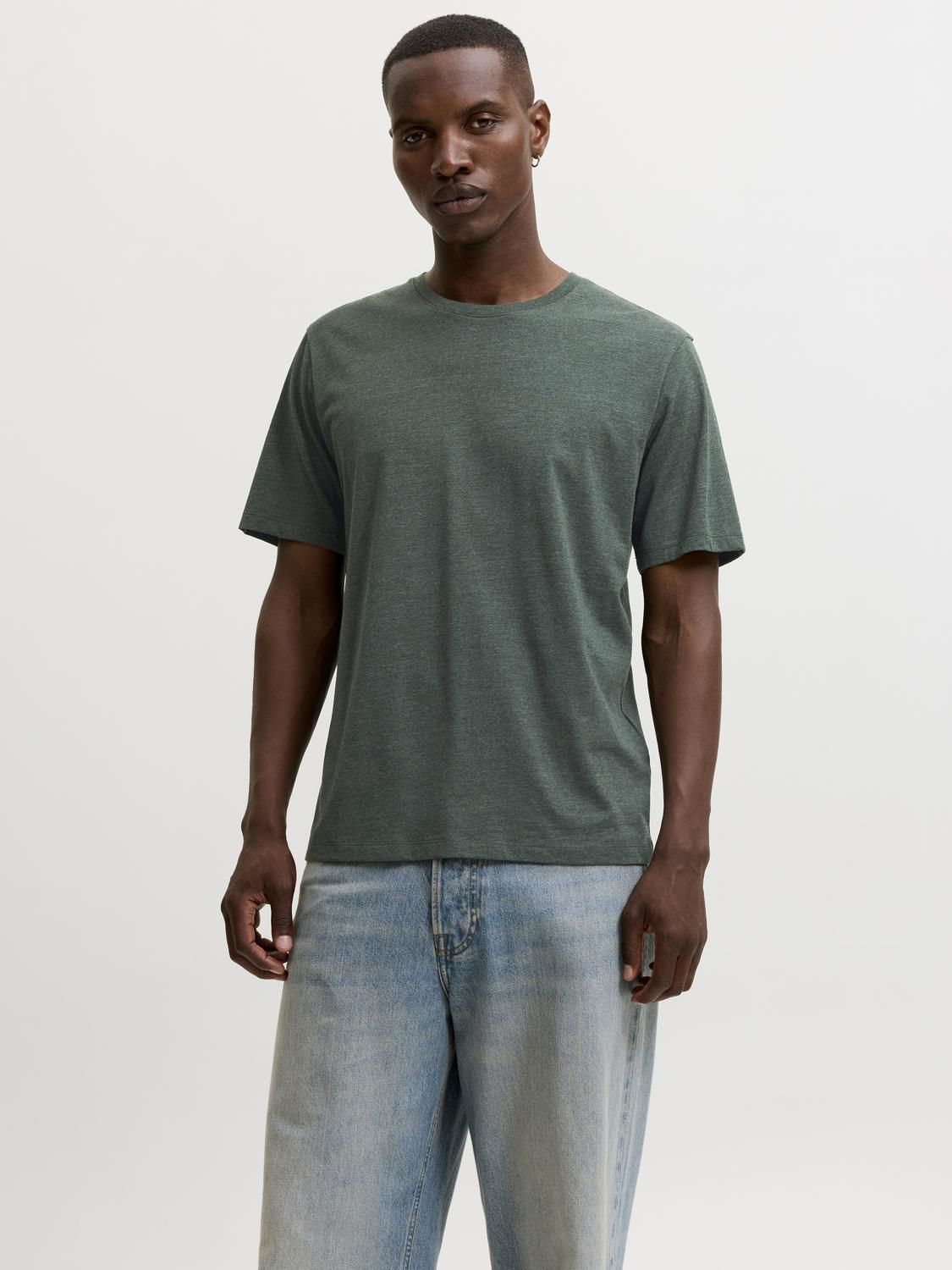 Jjeorganic Melange Tee Ss O-Neck Noos