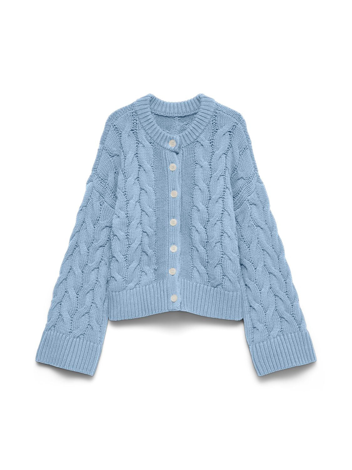 Vmsvea Thea Ls O-Neck Cable Cardigan Exp