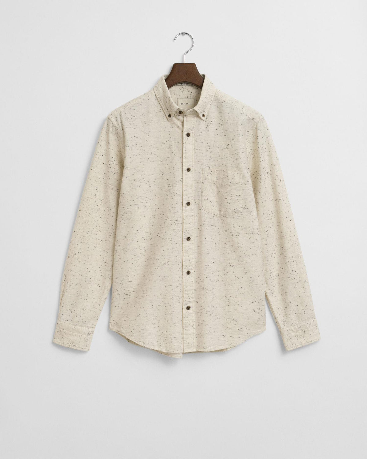 REG NEPS FLANNEL SHIRT 130 CREAM