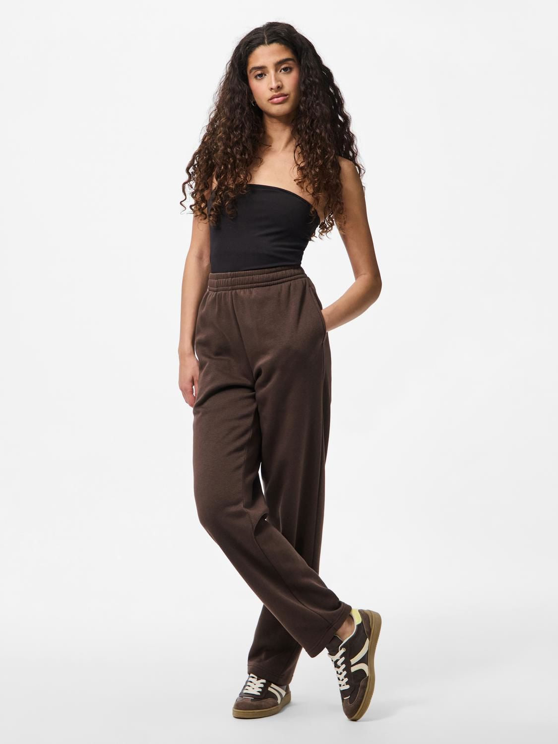 Pcchilli Hw Straight Sweat Pants Noos Bc