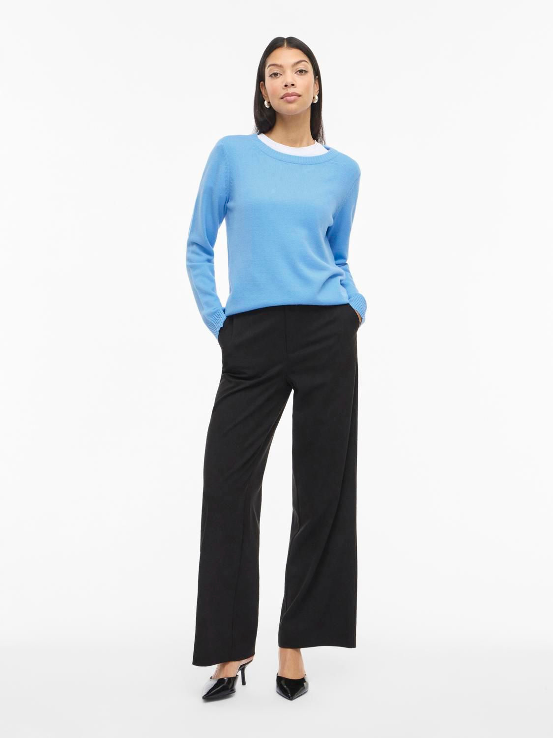 Viril O-Neck L/s Knit Top - Noos
