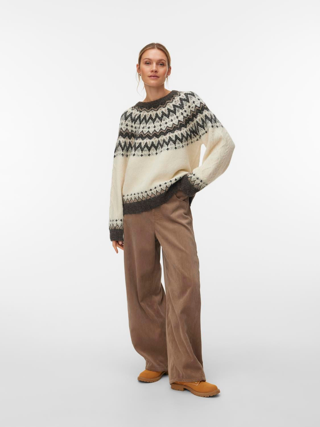 Vmjuliana Ls O-Neck Pullover Boo