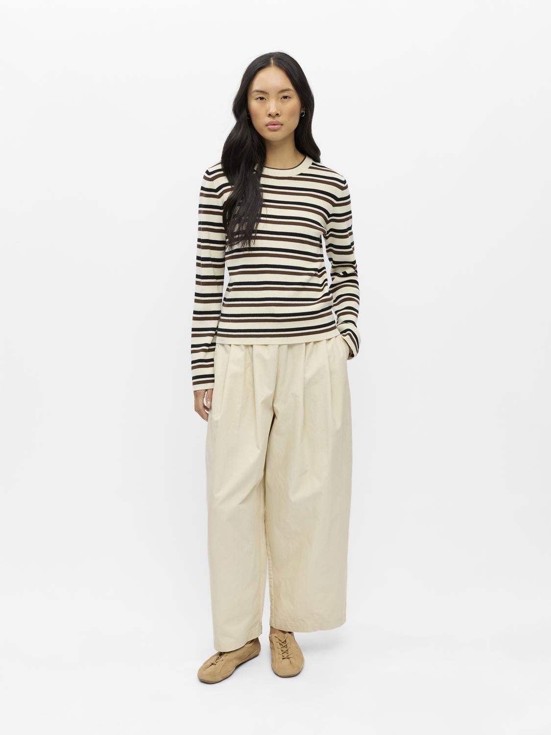 Objester L/s Re Knit Pullover Noos