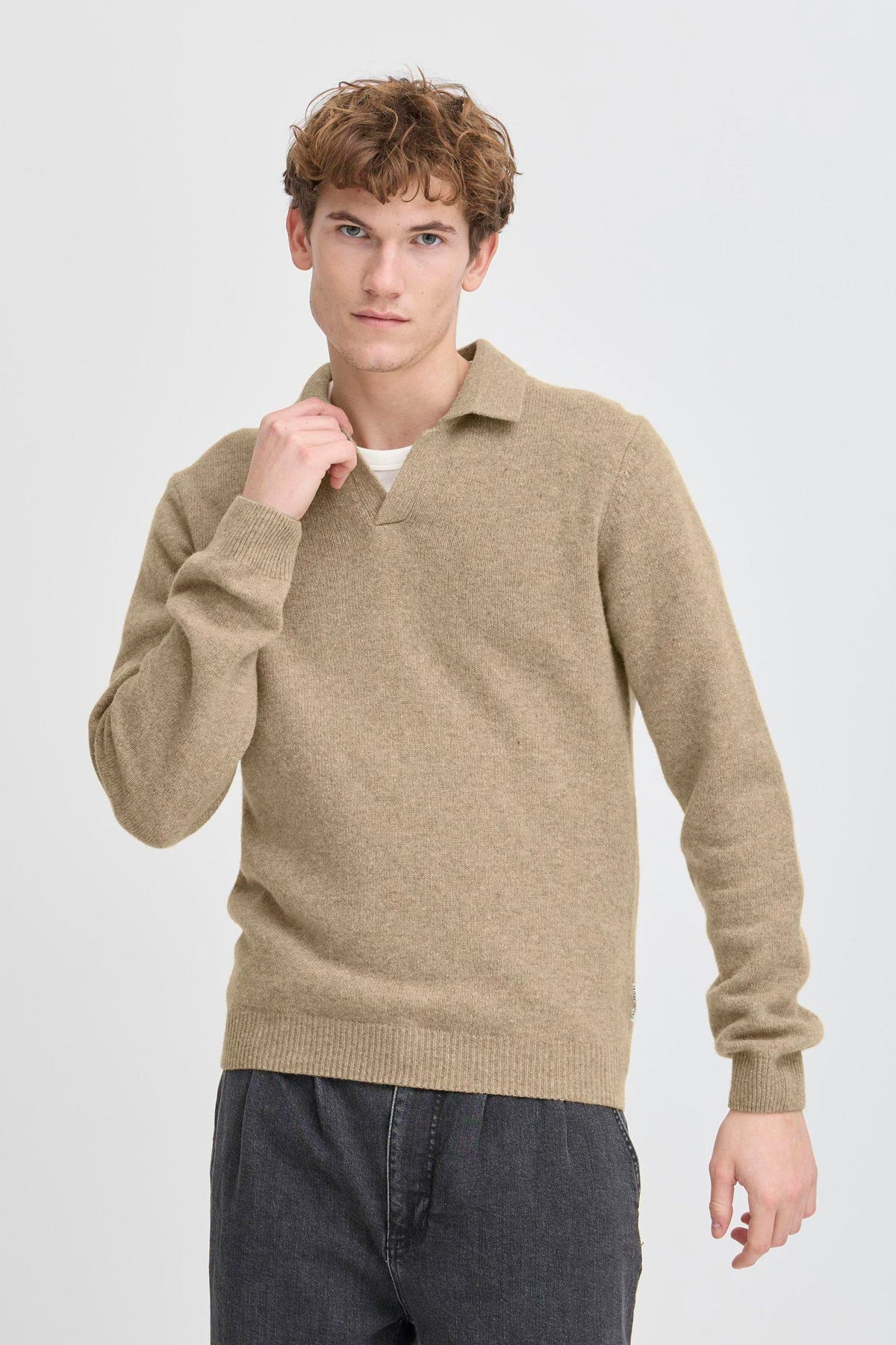 Cfkarl Lambswool Polo Knit