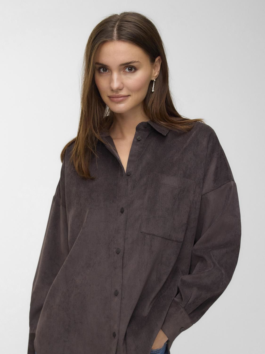 Vmsanne Courderoy Ls Shirt Wvn Noos