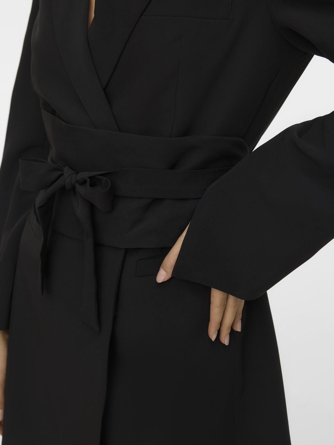 Vmbecca Ls Short Belt Blazer Dress Lcs