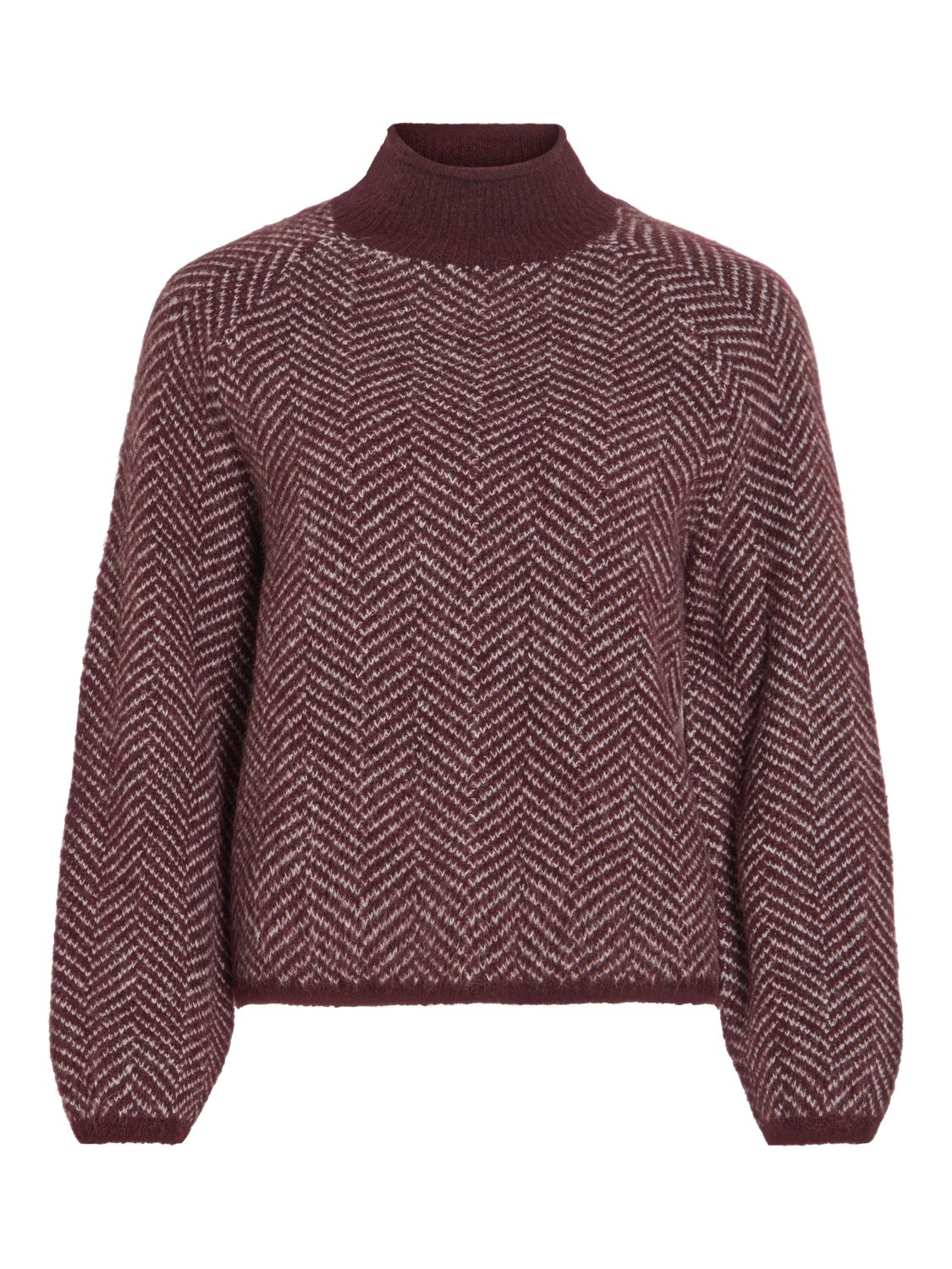 Vilory High Neck L/s Knit Top - Noos