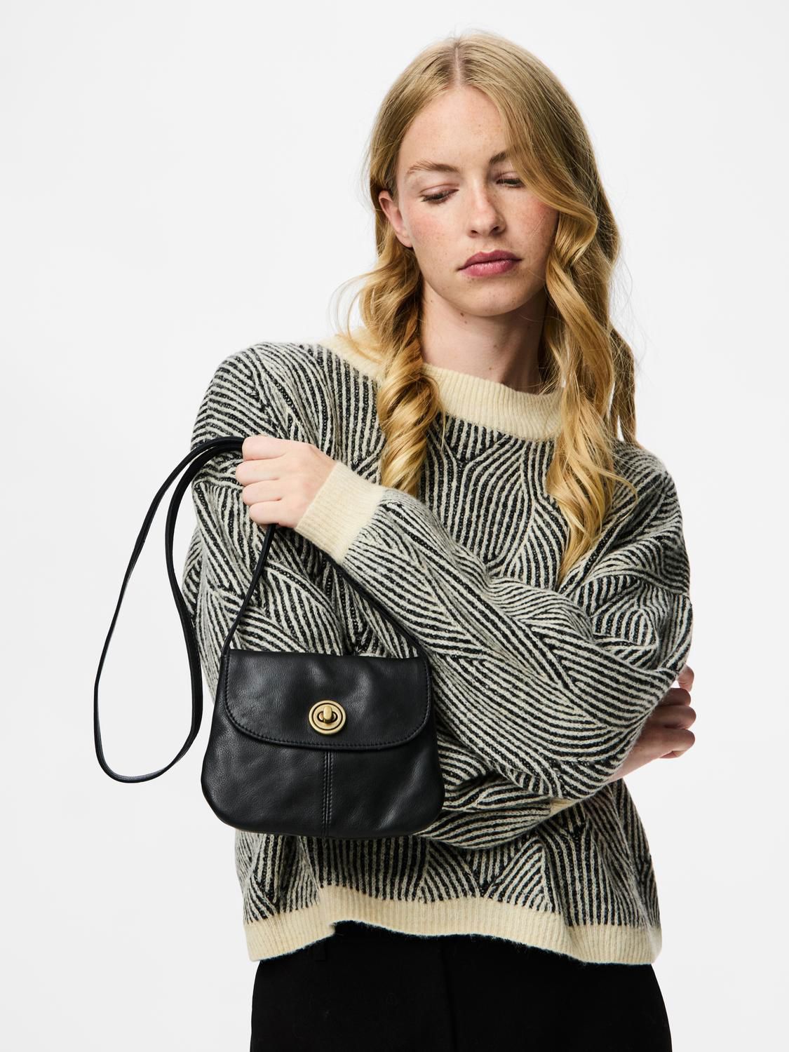 Pctotally Royal Leather Party Bag Fc
