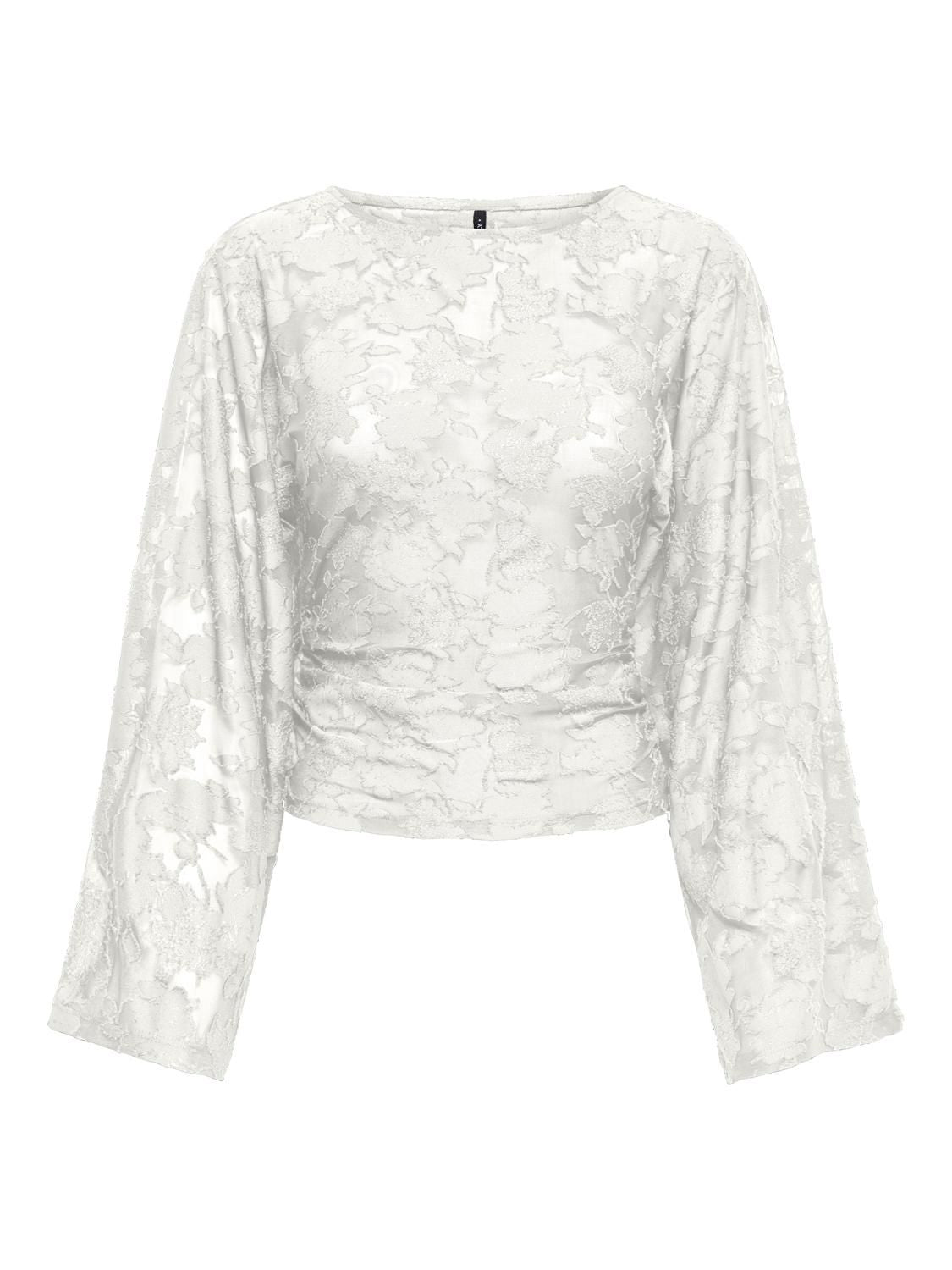 Onlnadia L/s Ruching Top Jrs