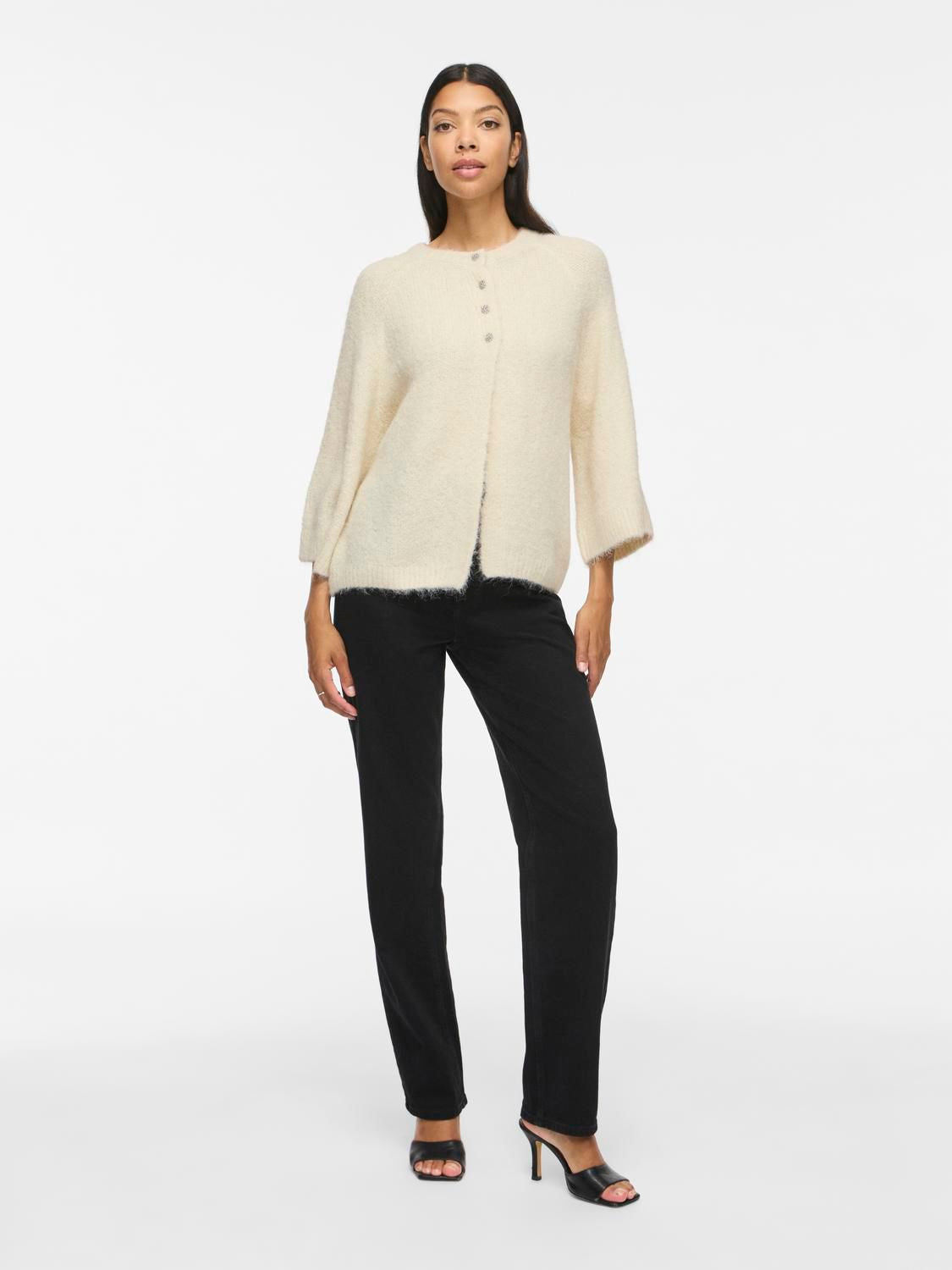 Vibows 3/4 Knit Cardigan/ln/1