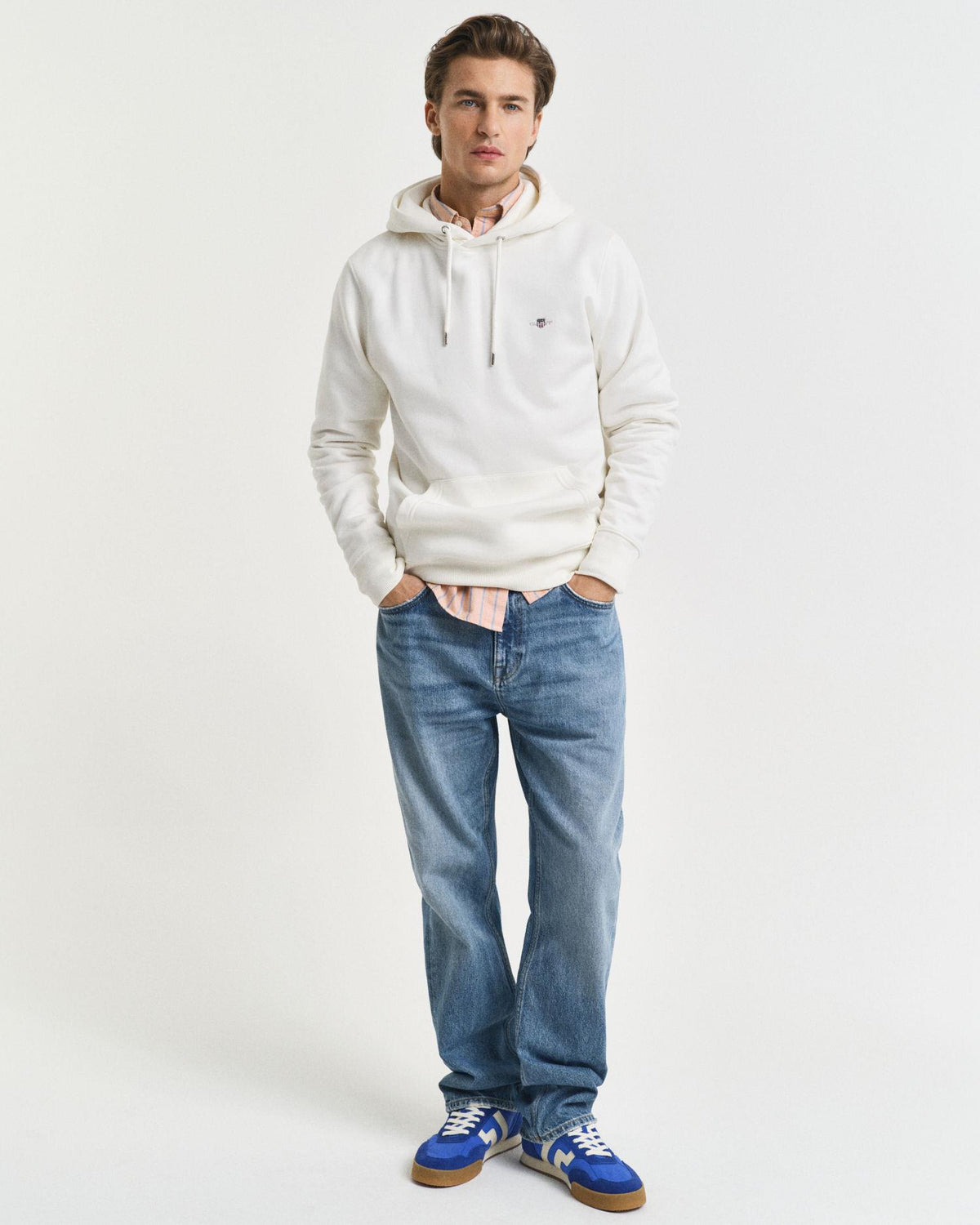 REG SHIELD HOODIE 2007058 EGGSHELL