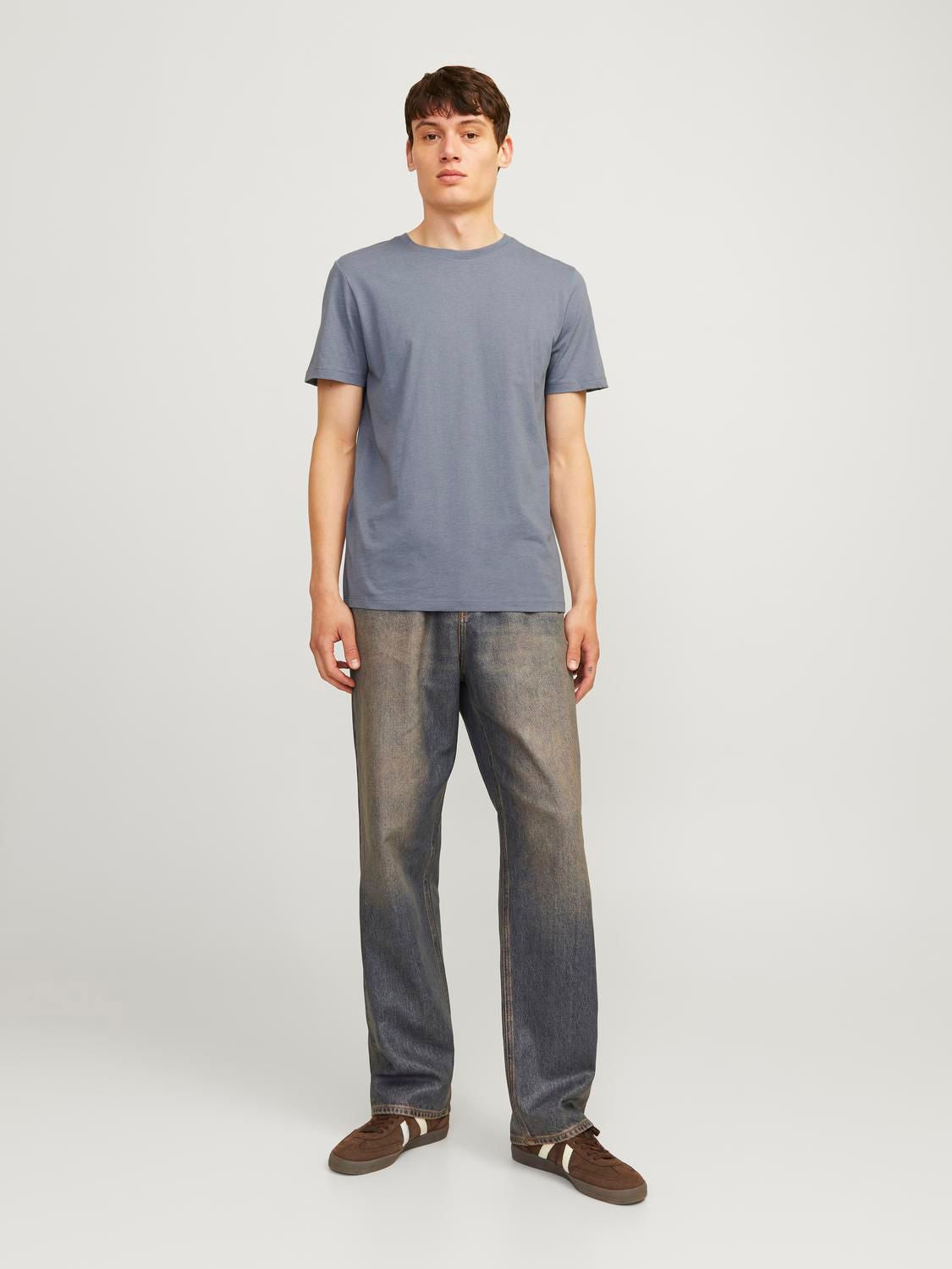 Jjeorganic Melange Tee Ss O-Neck Noos