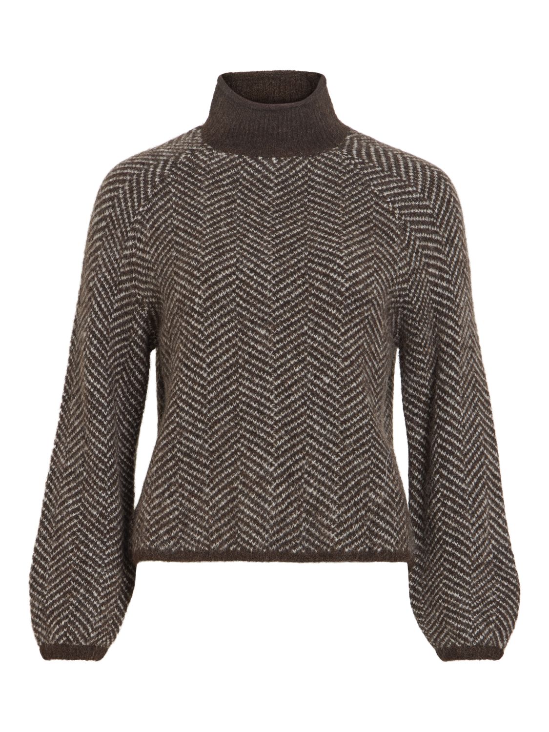 Vilory High Neck L/s Knit Top - Noos