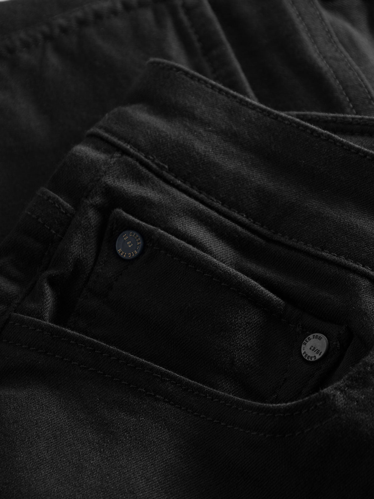 GBJONES K1911 BLACK JEANS, BLACK