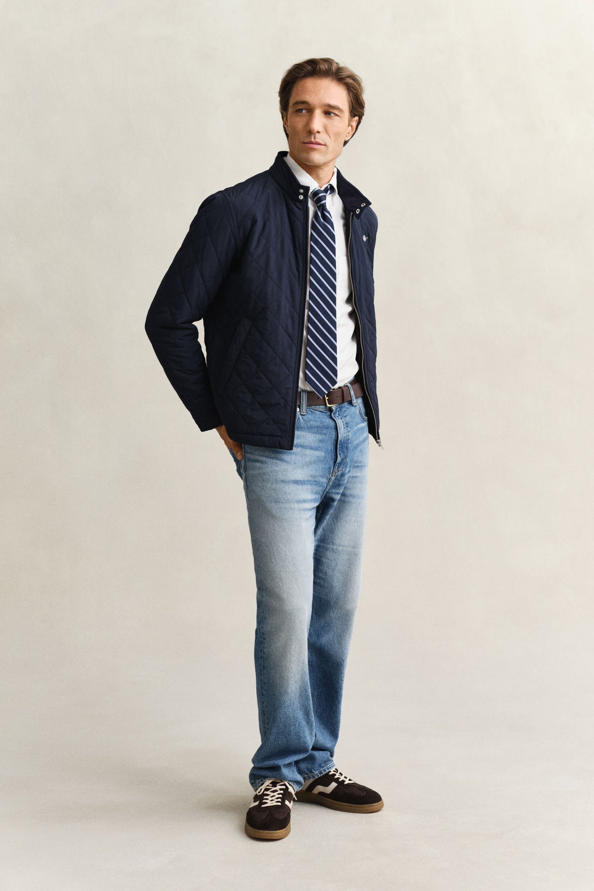 QUILTED WINDCHEATER 7006340 EVENING BLUE