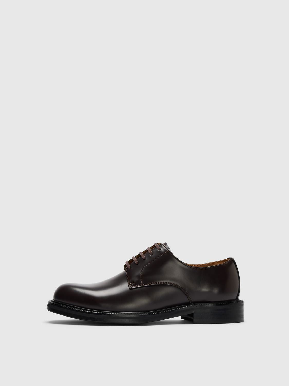Slmbobby Leather Derby Shoe Noos