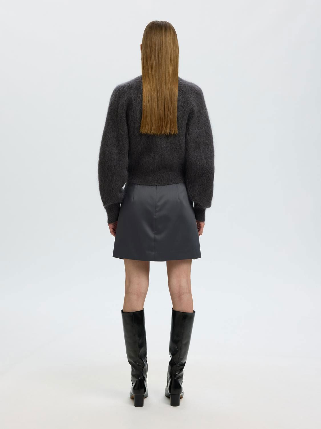 Slwmira Ls Knit Short O-Neck Noos