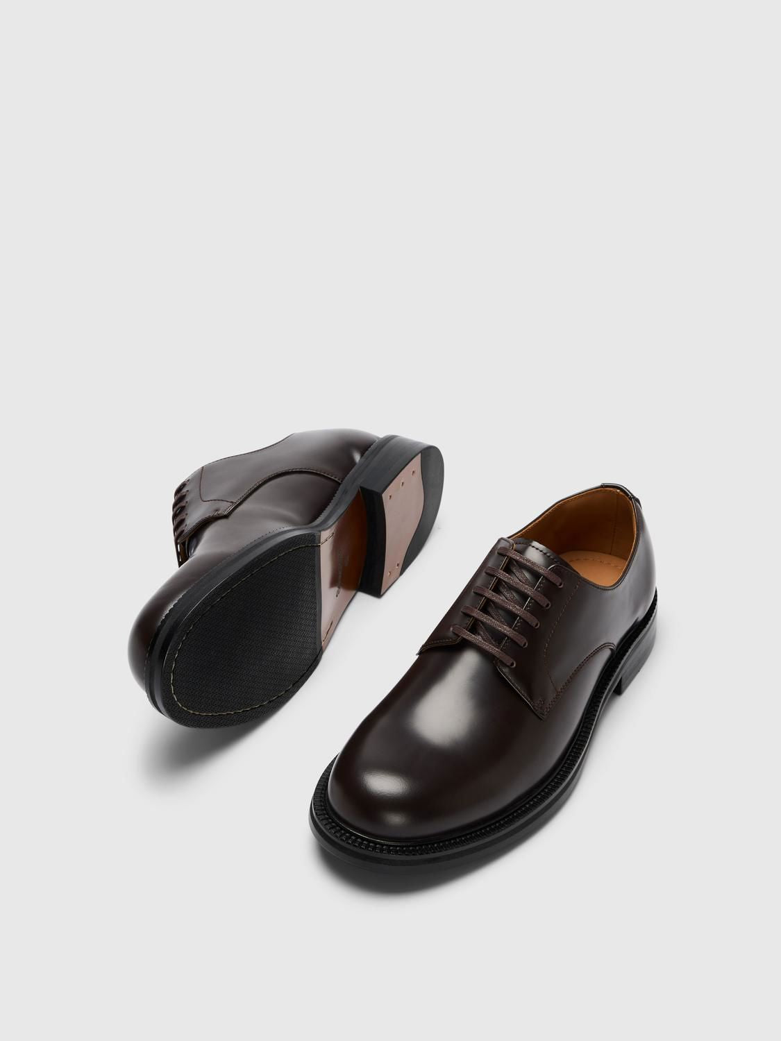Slmbobby Leather Derby Shoe Noos