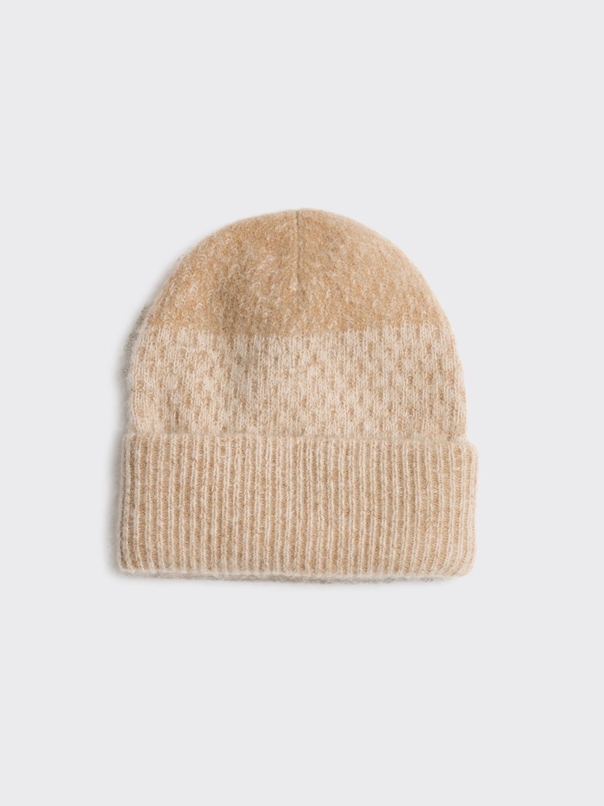 TINE KNIT BEANIE SAND MIX