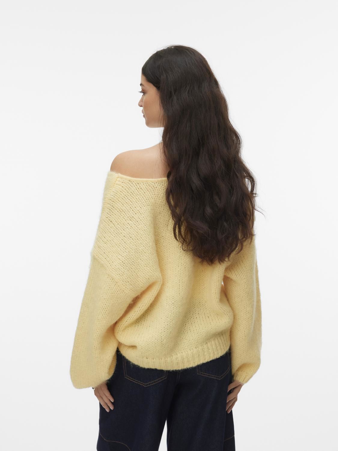 Vmmaybe Ls 2way V-Neck Pullover Noos
