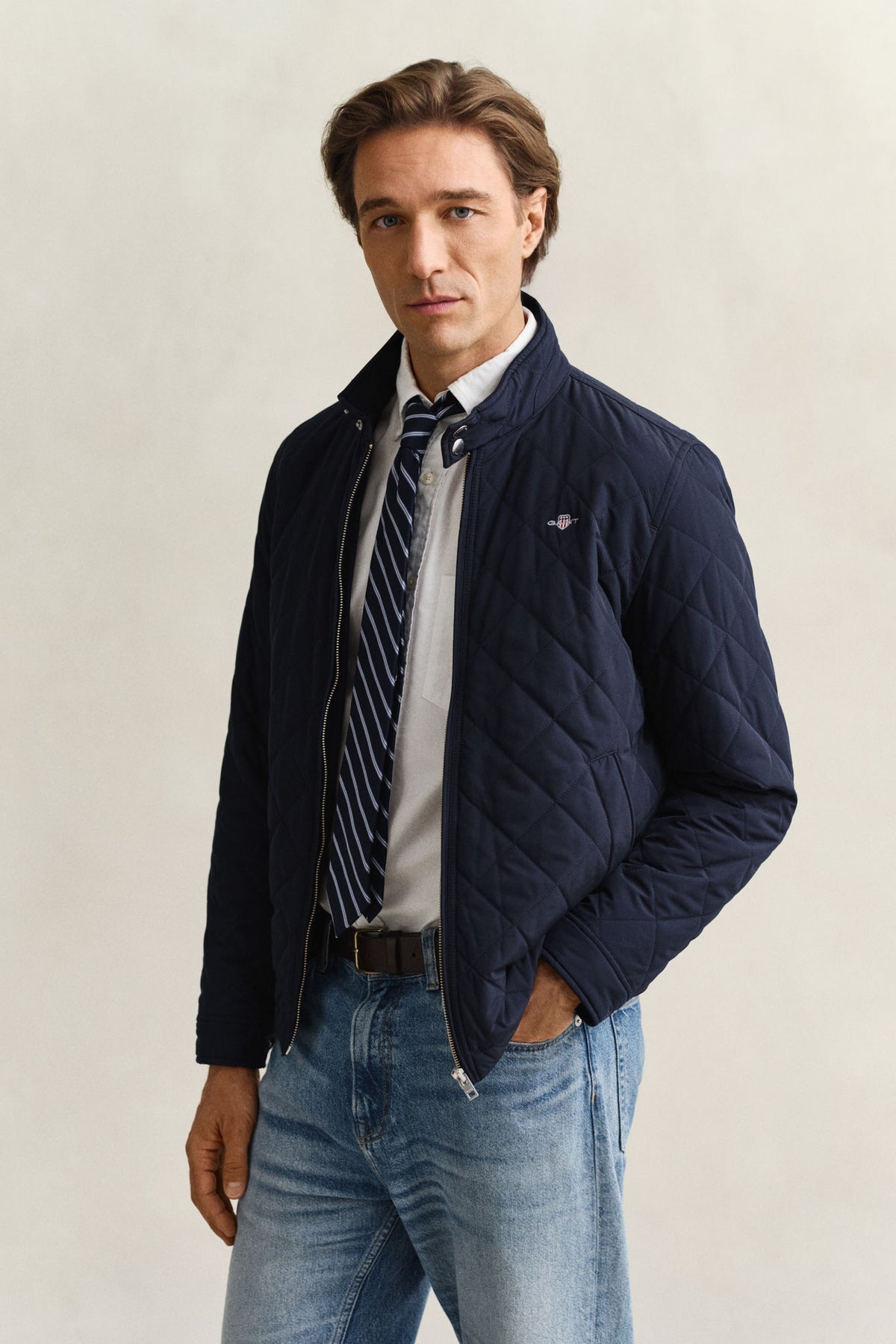QUILTED WINDCHEATER 7006340 EVENING BLUE