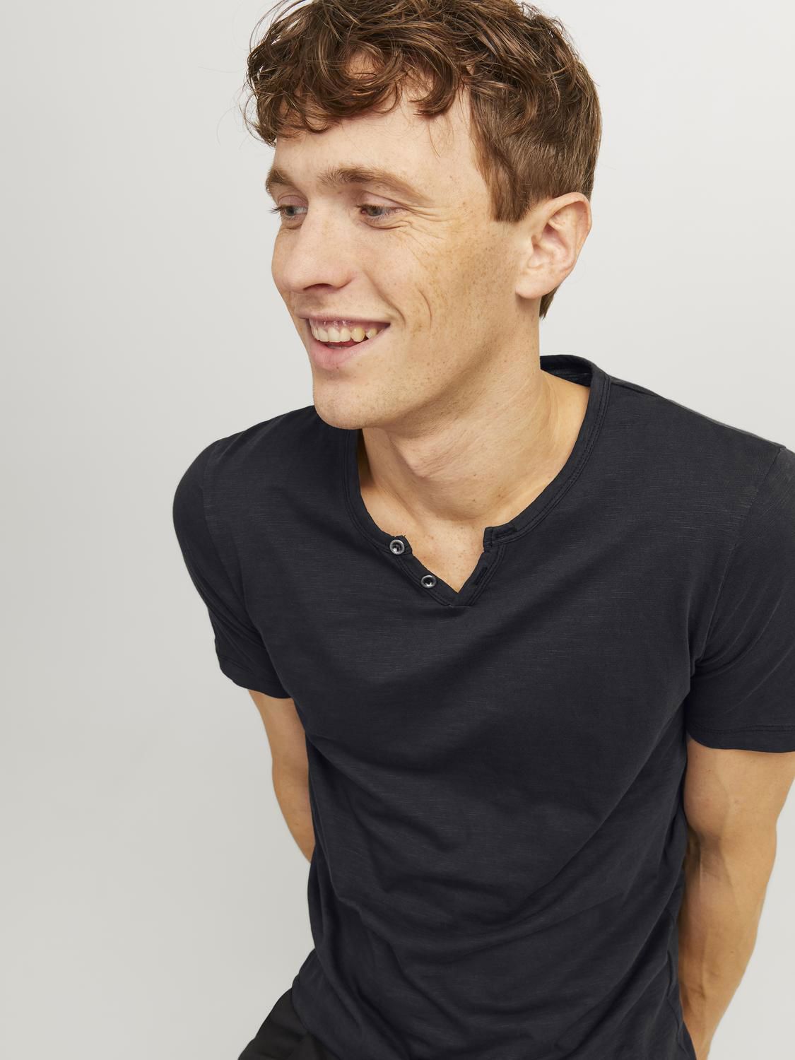 Jjesplit Neck Tee Ss Noos