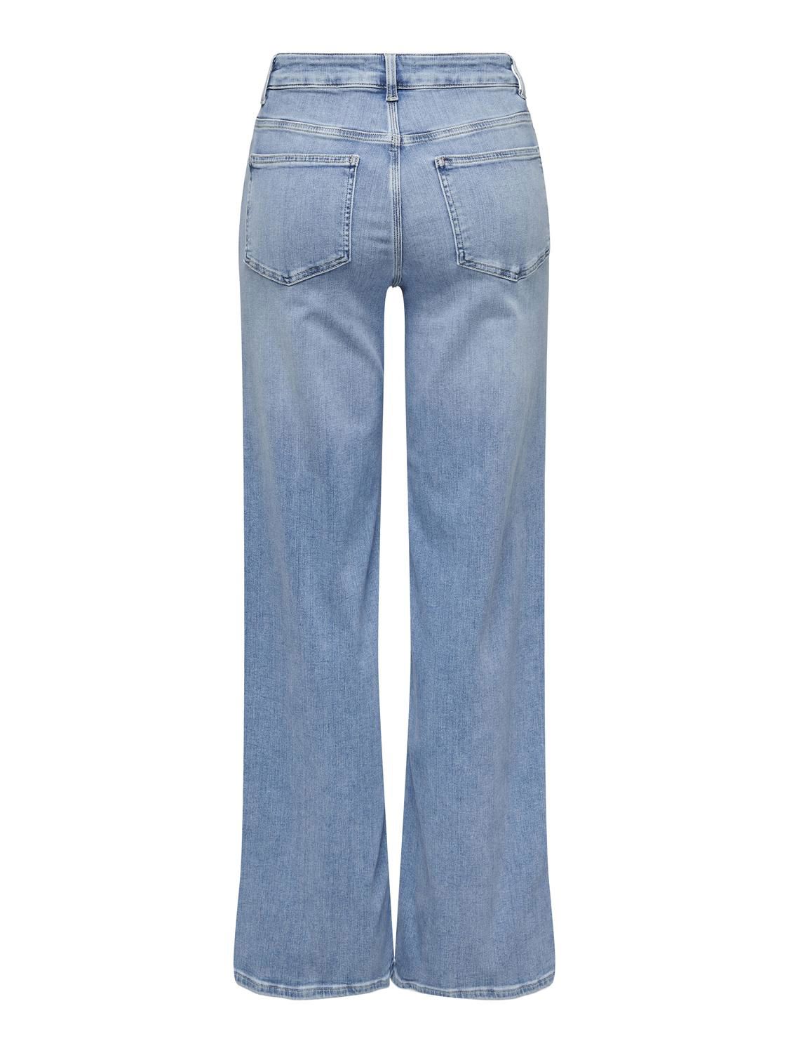 ONLMADISON BLUSH HW WIDE DNM CRO371 NOOS LIGHT BLUE DENIM