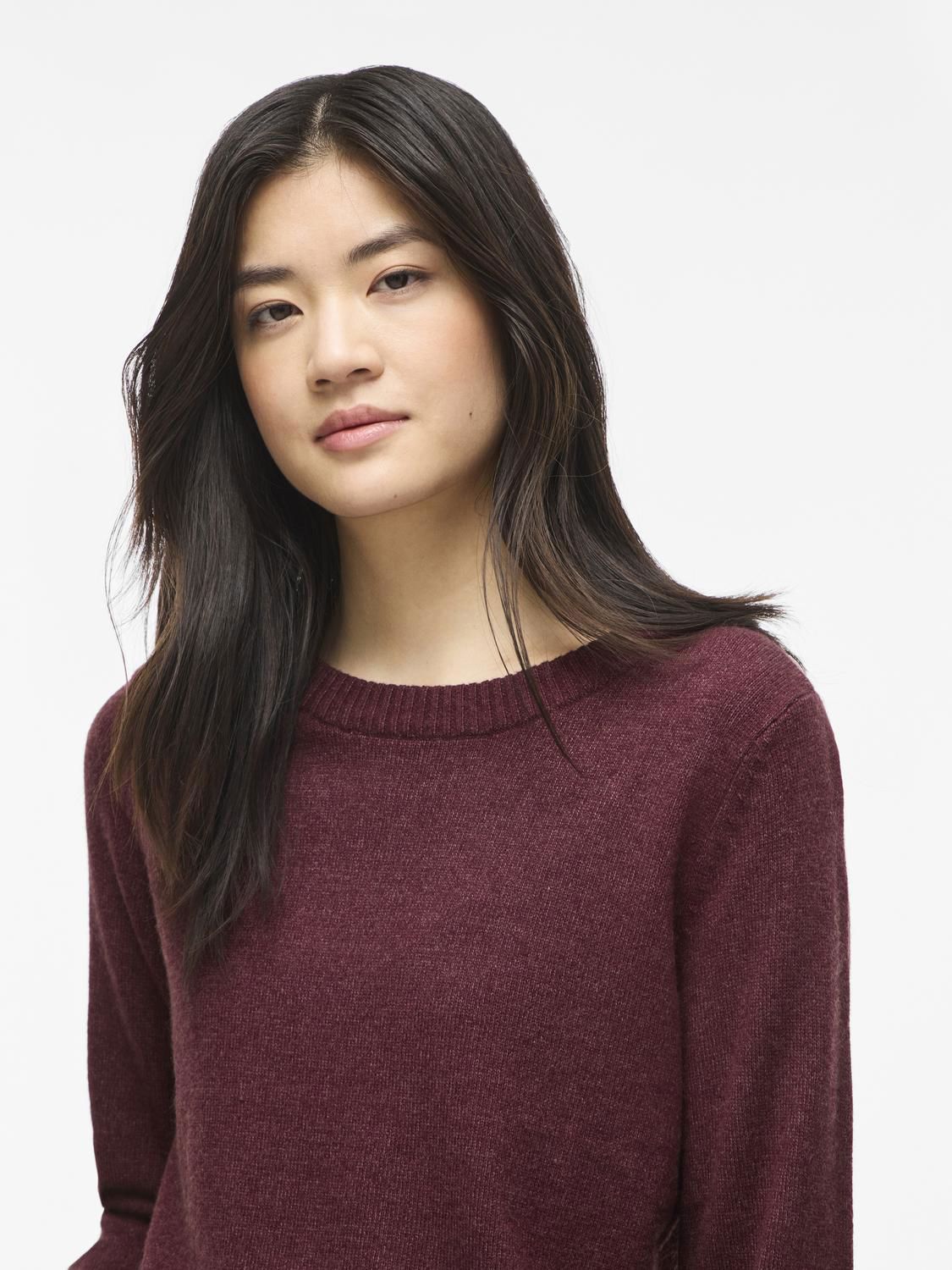 Viril O-Neck L/s Knit Top - Noos