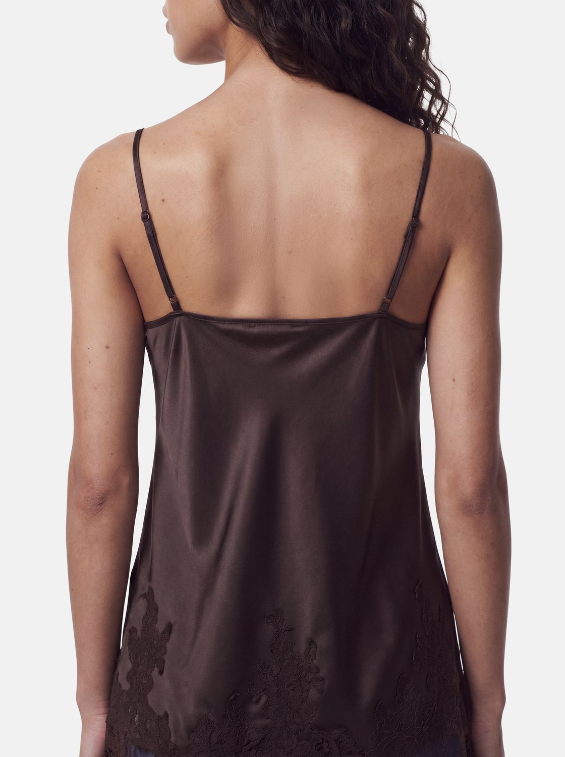 Pcjessa Long Singlet W/lace Wvn Bc